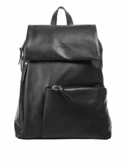 Cluty Taschen & Rucksäcke*Damen Cityrucksack schwarz uni