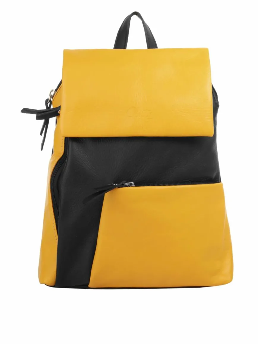 Cluty Taschen & Rucksäcke*Damen Cityrucksack gelb uni