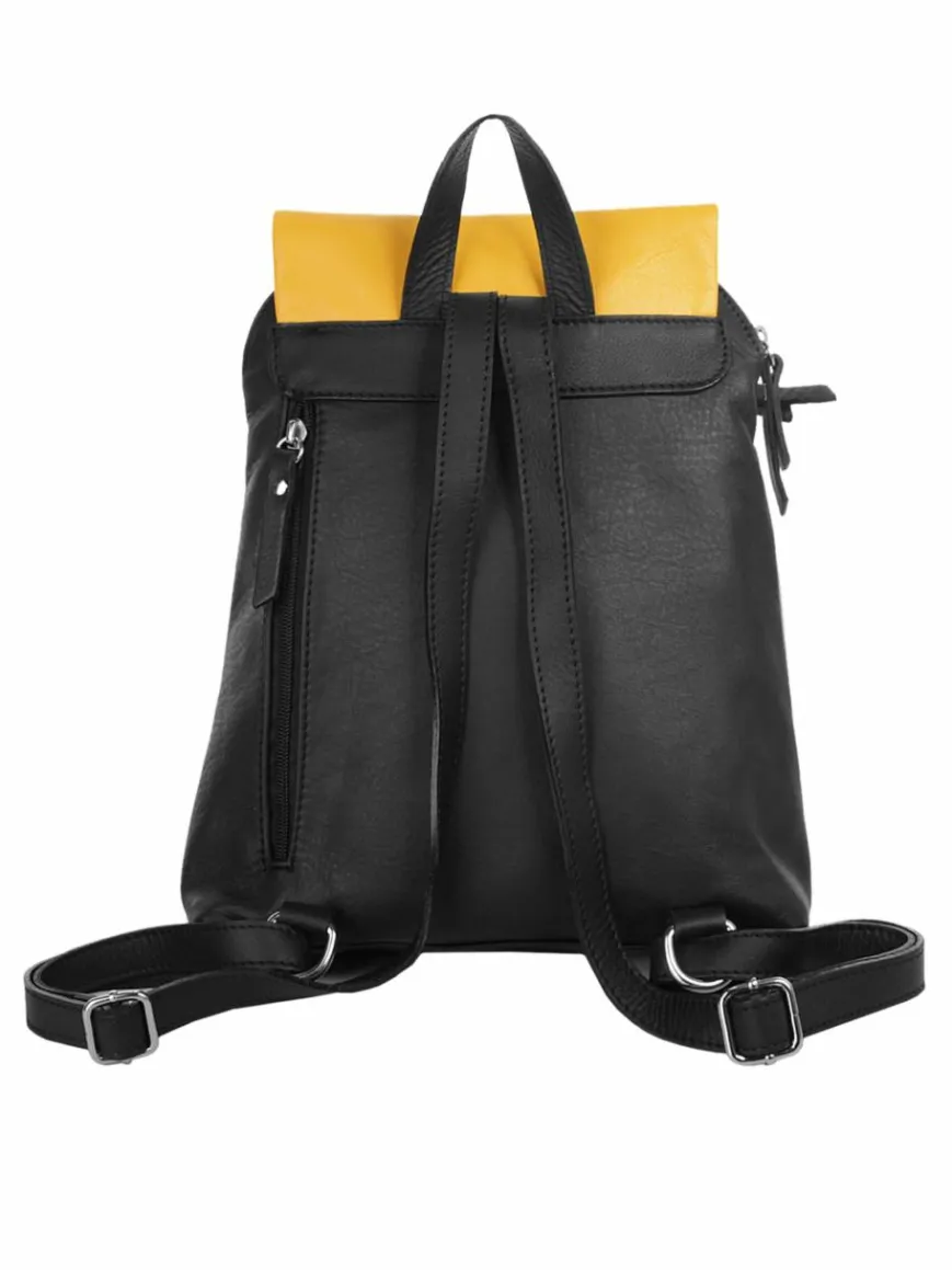 Cluty Taschen & Rucksäcke*Damen Cityrucksack gelb uni
