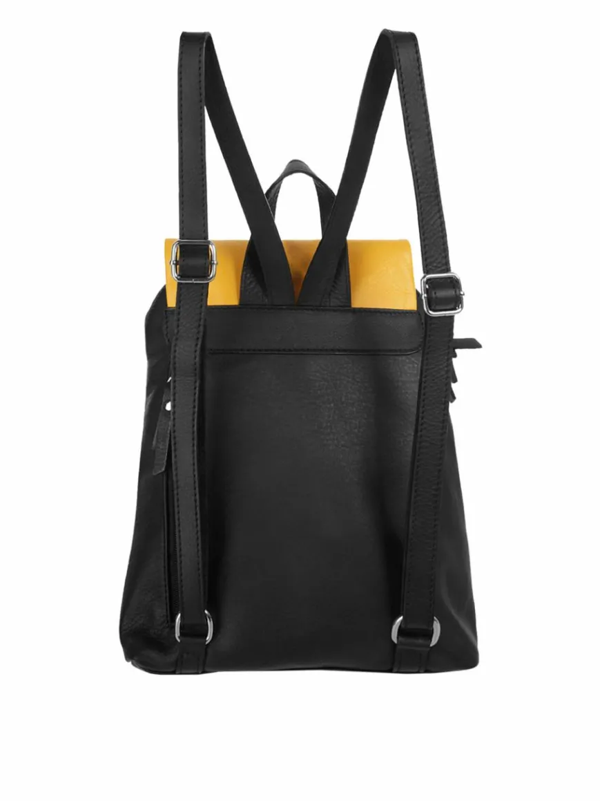 Cluty Taschen & Rucksäcke*Damen Cityrucksack gelb uni