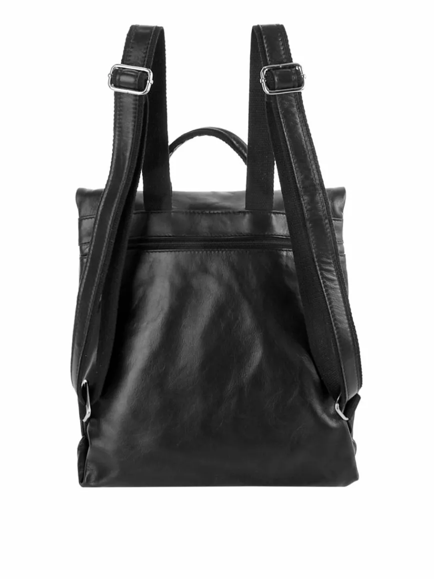 Cluty Taschen & Rucksäcke*Damen Cityrucksack schwarz uni