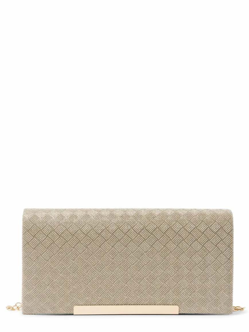 Kurt Kölln Taschen & Rucksäcke*Damen Clutch gold strukturiert