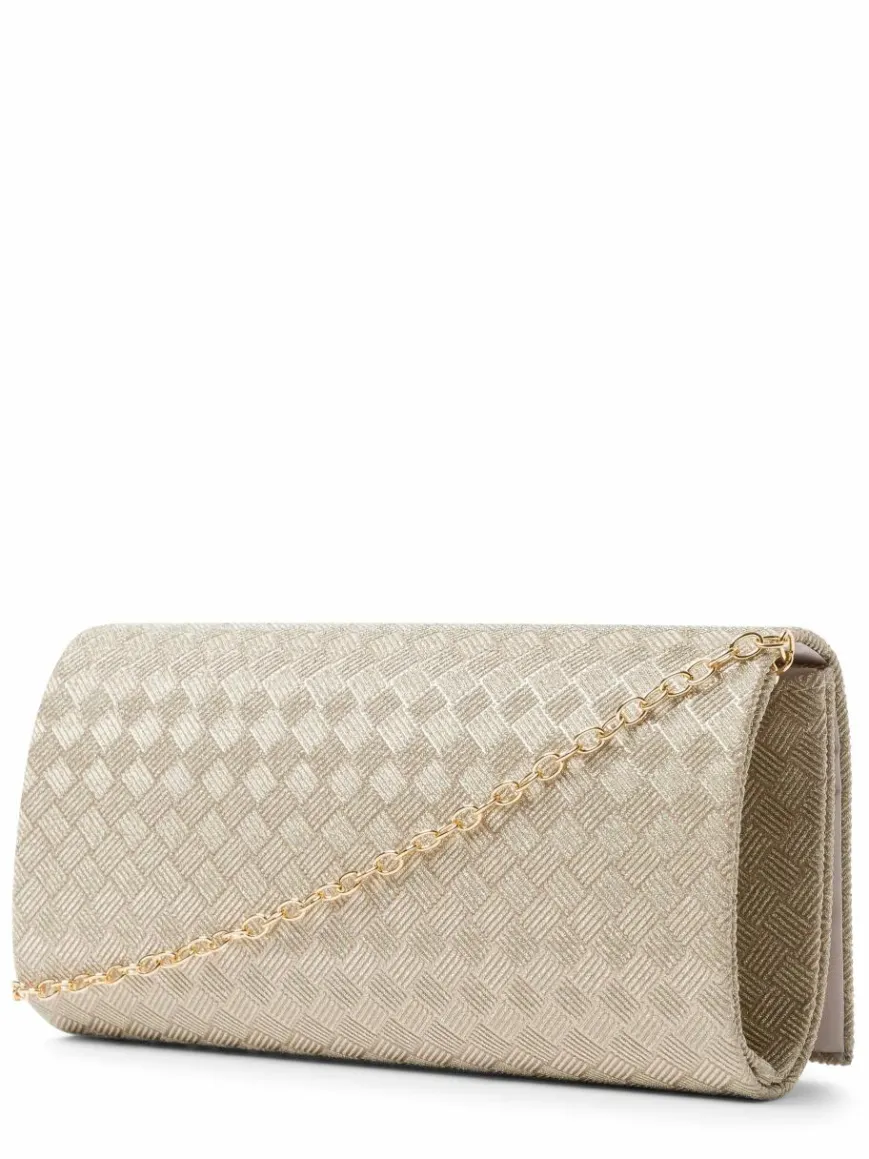 Kurt Kölln Taschen & Rucksäcke*Damen Clutch gold strukturiert