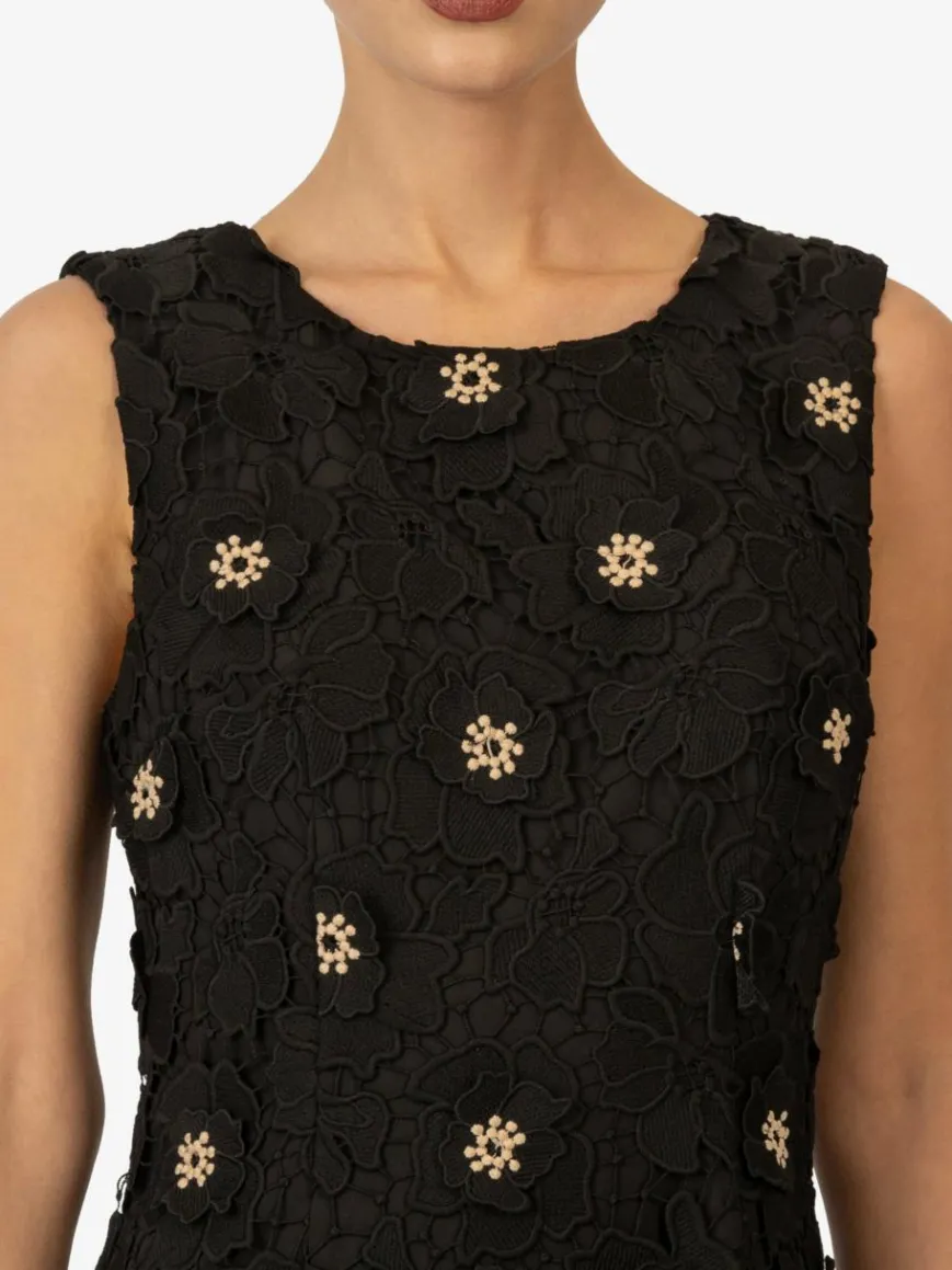 Kraimod Kleider*Damen Cocktailkleid schwarz gemustert