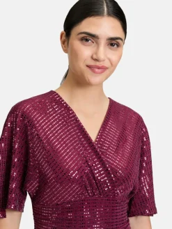 Vera Mont Kleider*Damen Cocktailkleid mehrfarbig uni