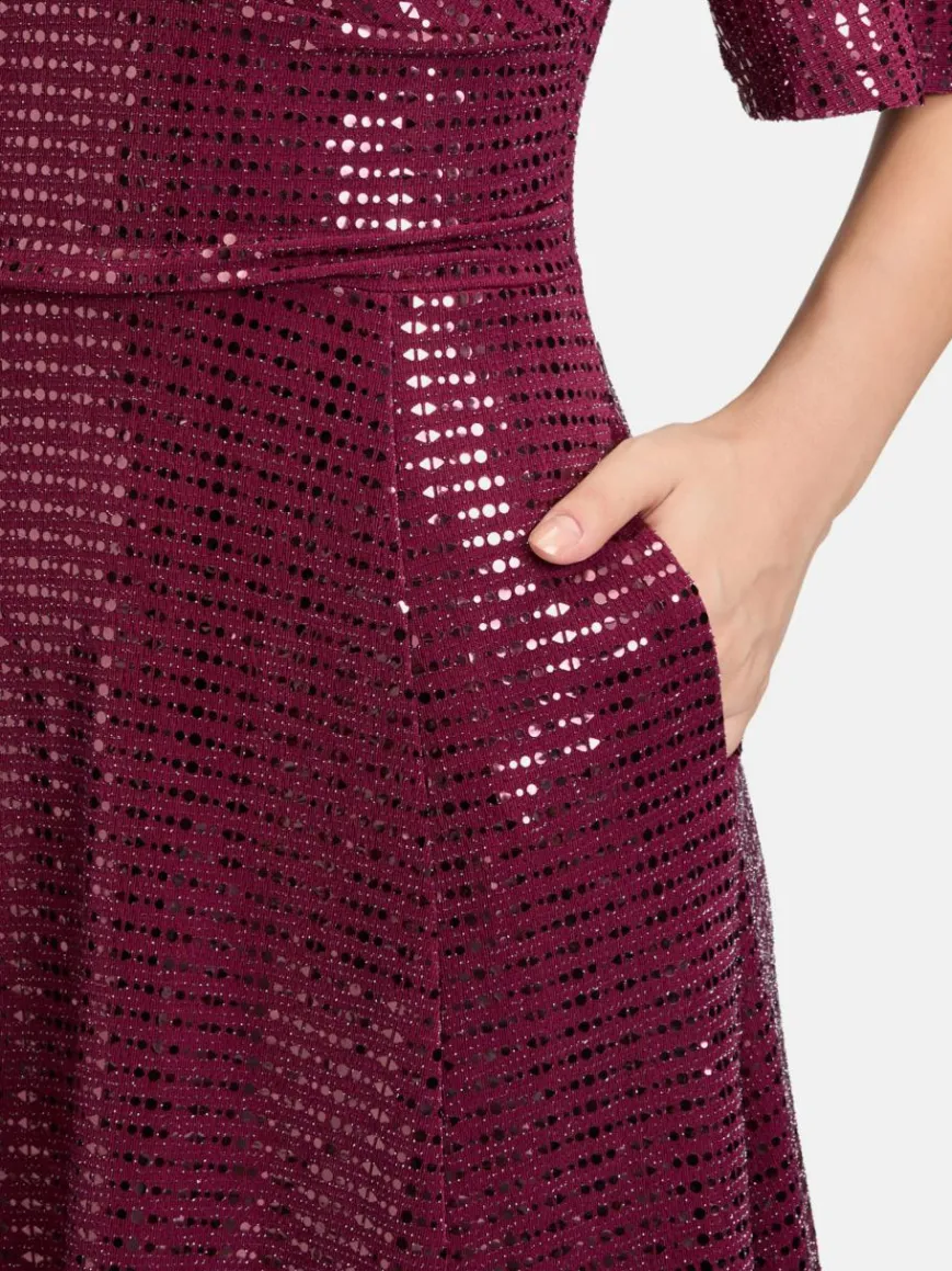 Vera Mont Kleider*Damen Cocktailkleid mehrfarbig uni