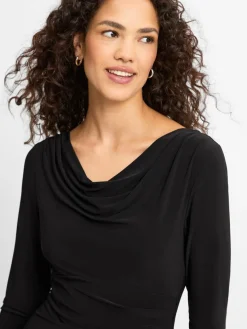 Ambiance Kleider*Damen Cocktailkleid schwarz uni