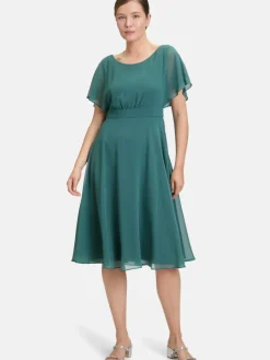 Vera Mont Kleider*Damen Cocktailkleid smaragd uni