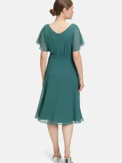 Vera Mont Kleider*Damen Cocktailkleid smaragd uni