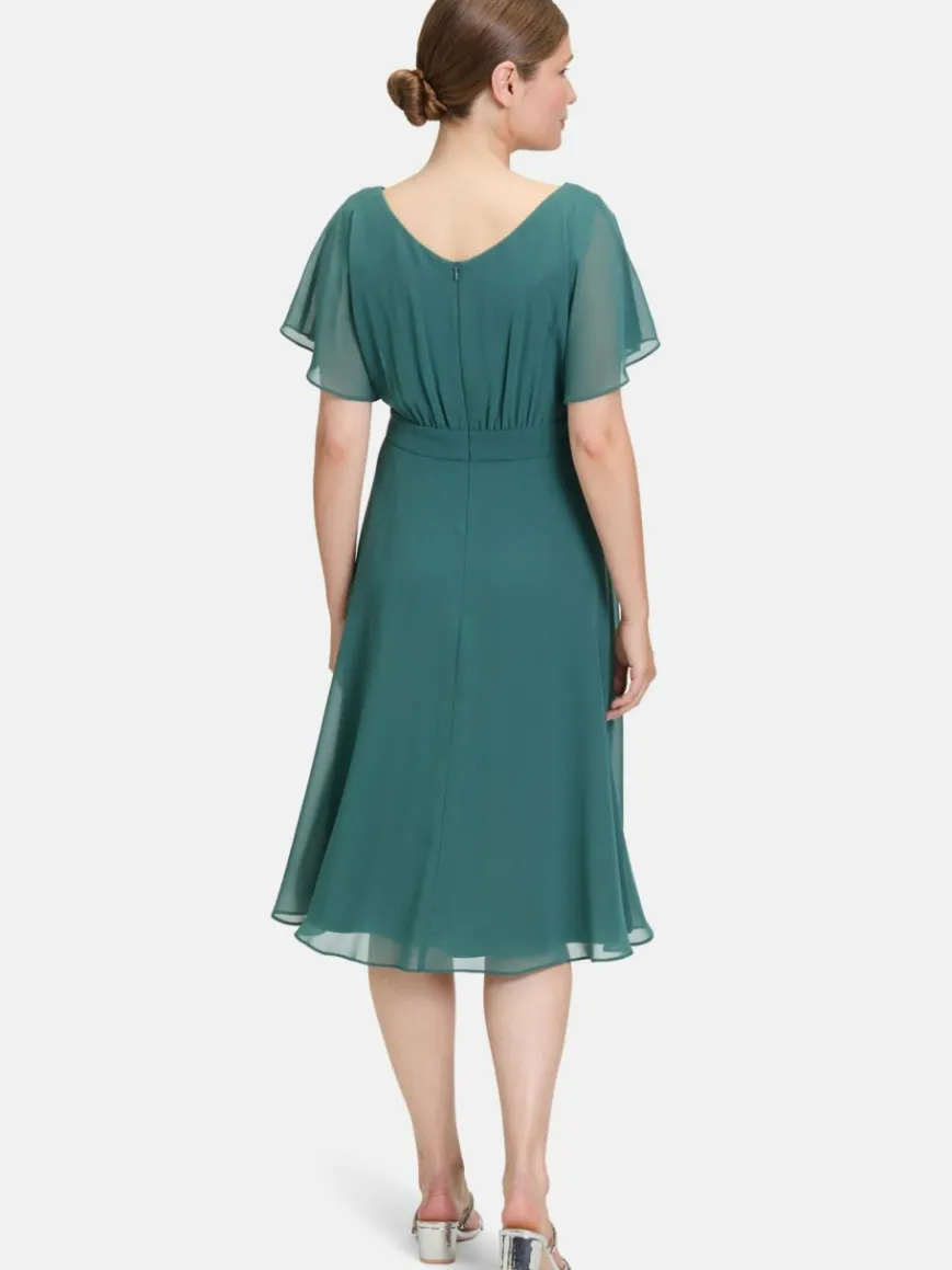 Vera Mont Kleider*Damen Cocktailkleid smaragd uni
