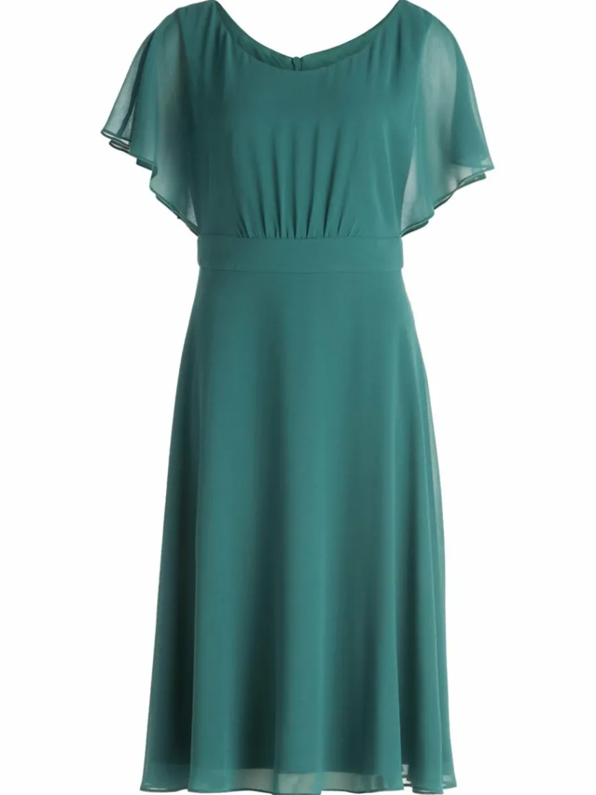 Vera Mont Kleider*Damen Cocktailkleid smaragd uni