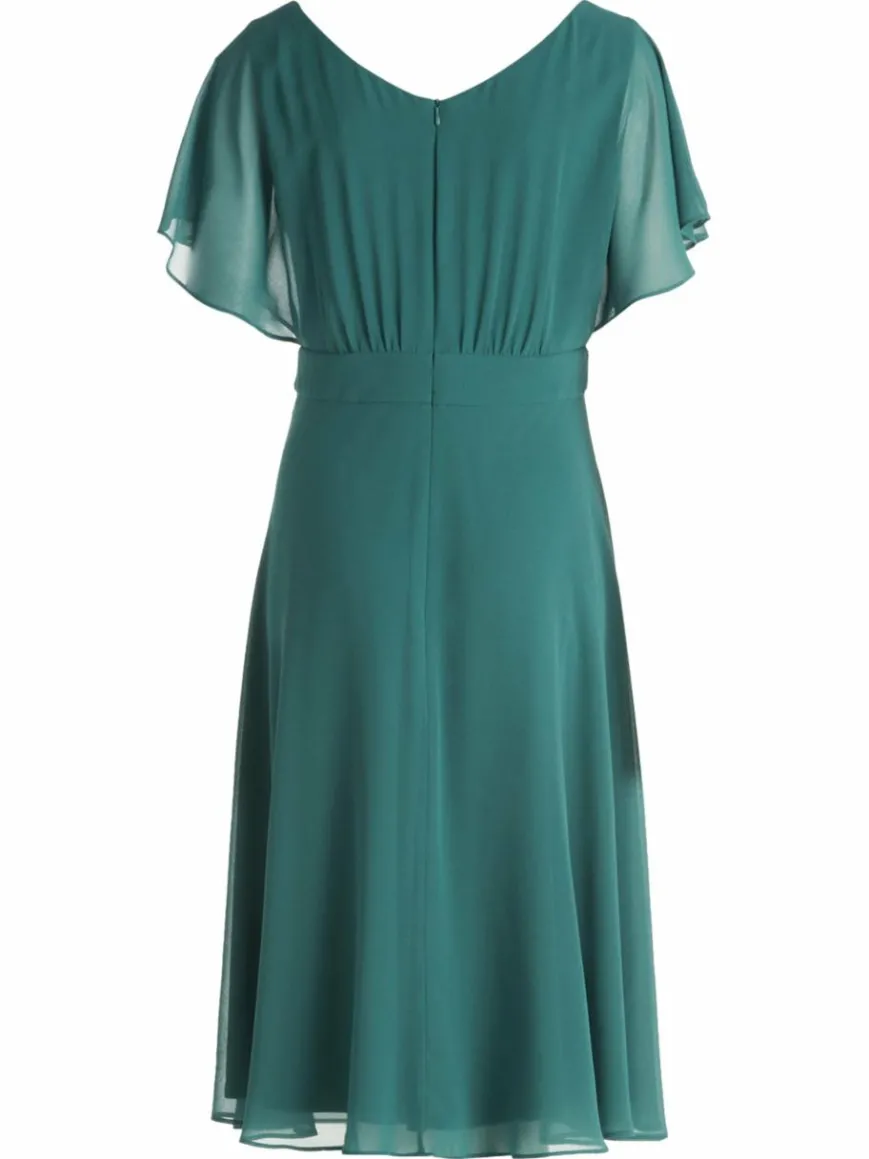 Vera Mont Kleider*Damen Cocktailkleid smaragd uni