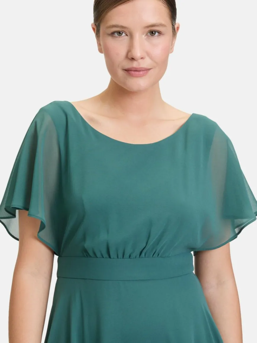 Vera Mont Kleider*Damen Cocktailkleid smaragd uni