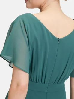 Vera Mont Kleider*Damen Cocktailkleid smaragd uni