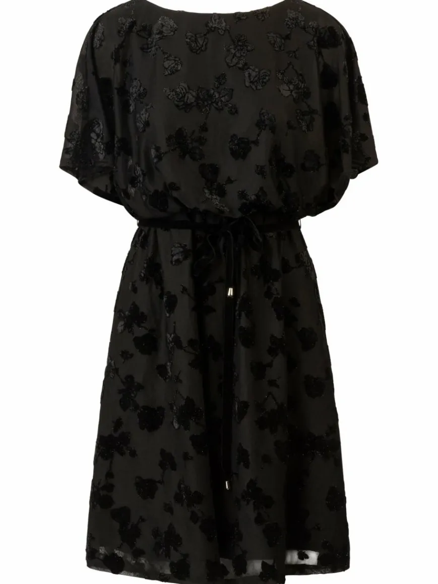 Kraimod Kleider*Damen Cocktailkleid schwarz gemustert