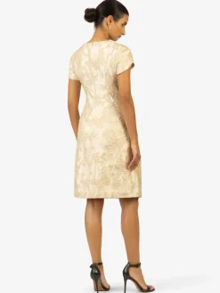 Kraimod Kleider*Damen Cocktailkleid gold gemustert