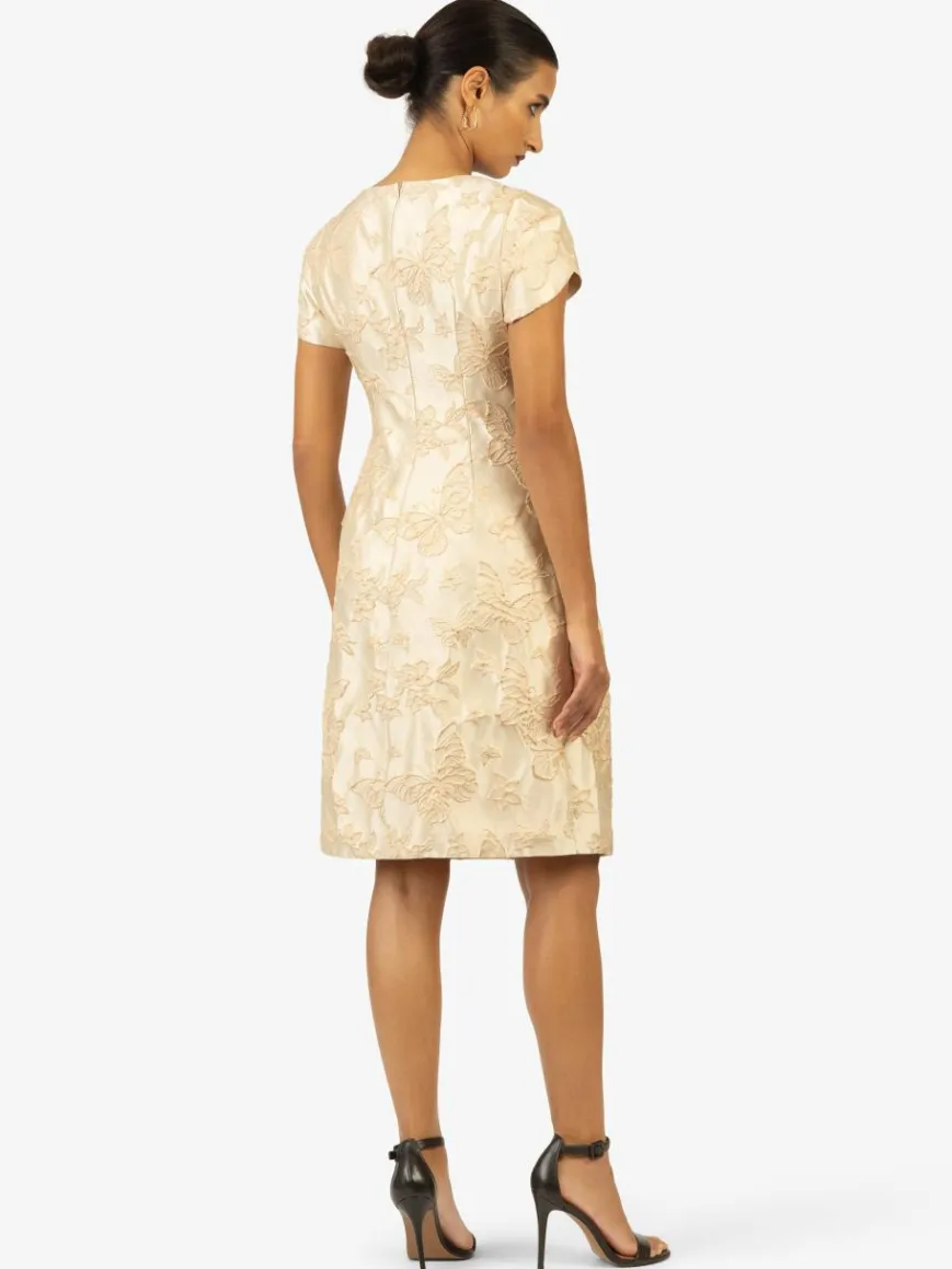 Kraimod Kleider*Damen Cocktailkleid gold gemustert