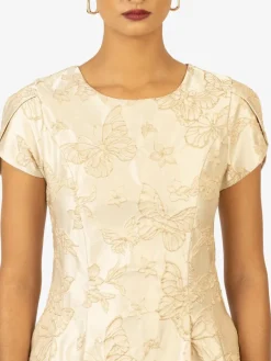 Kraimod Kleider*Damen Cocktailkleid gold gemustert