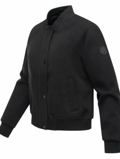 Marikoo Jacken & Westen*Damen Collegejacke - Zunaa 16 schwarz uni