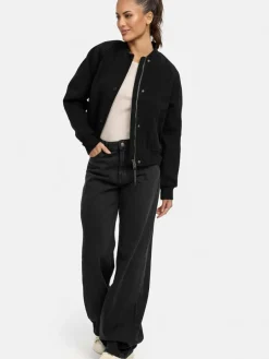 Marikoo Jacken & Westen*Damen Collegejacke - Zunaa 16 schwarz uni