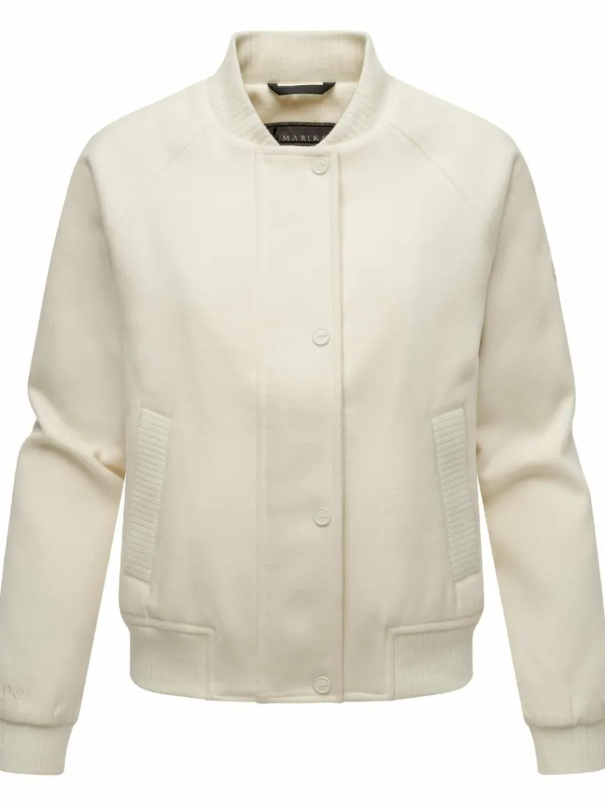 Marikoo Jacken & Westen*Damen Collegejacke - Zunaa 16 weiß uni