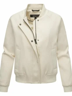 Marikoo Jacken & Westen*Damen Collegejacke - Zunaa 16 weiß uni