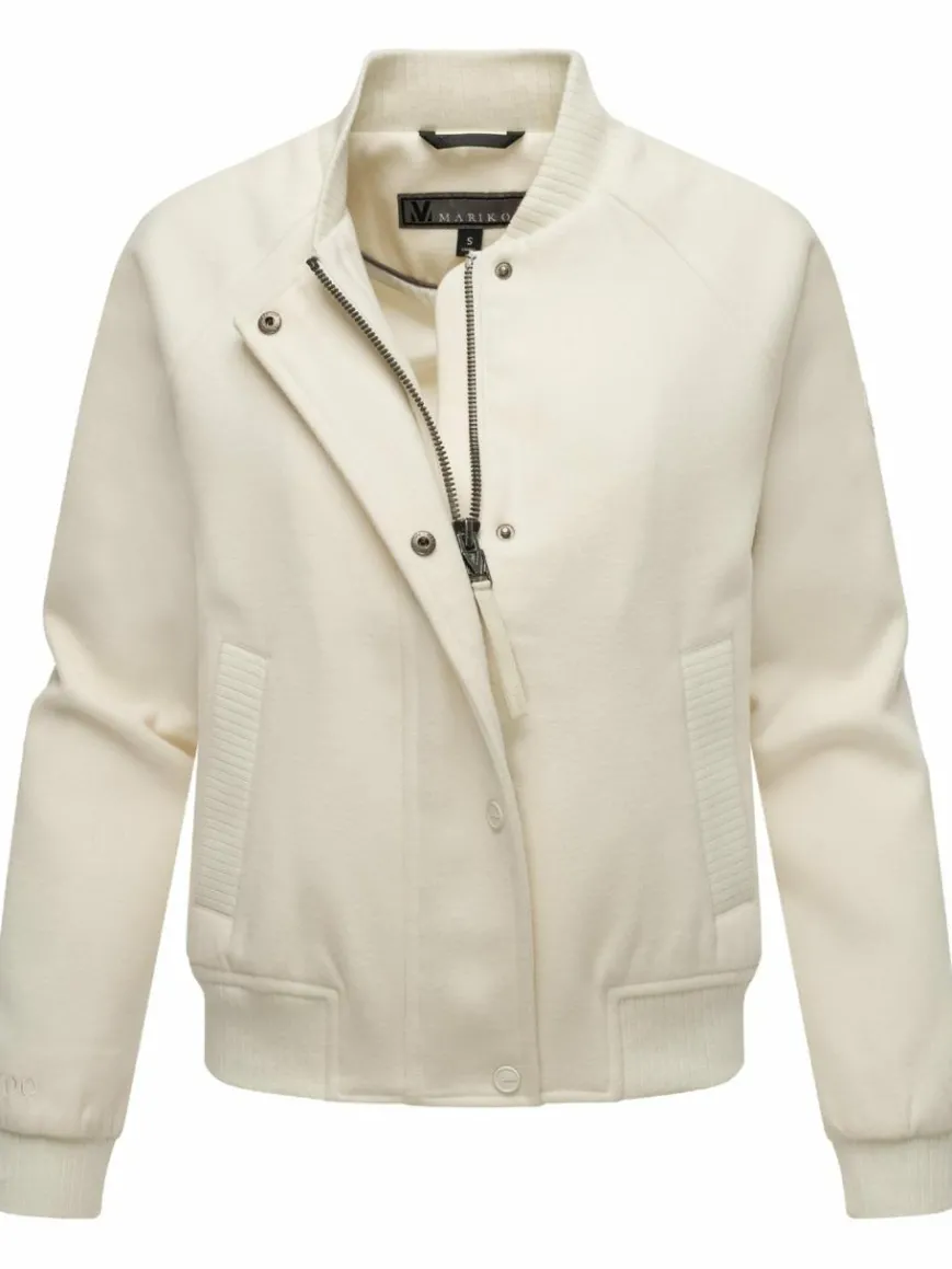 Marikoo Jacken & Westen*Damen Collegejacke - Zunaa 16 weiß uni