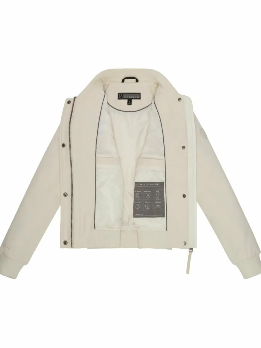 Marikoo Jacken & Westen*Damen Collegejacke - Zunaa 16 weiß uni