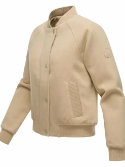 Marikoo Jacken & Westen*Damen Collegejacke - Zunaa 16 beige uni
