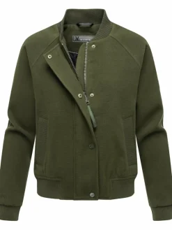 Marikoo Jacken & Westen*Damen Collegejacke - Zunaa 16 oliv uni