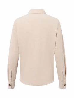 Marie Lund Blusen*Damen Cordbluse beige uni