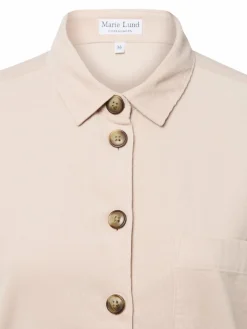 Marie Lund Blusen*Damen Cordbluse beige uni