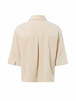 Opus Blusen*Damen Cord-Hemdbluse - Faisa beige uni