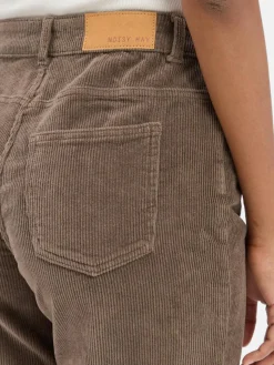 Noisy May Hosen*Damen Cordhose - NMYolanda taupe uni