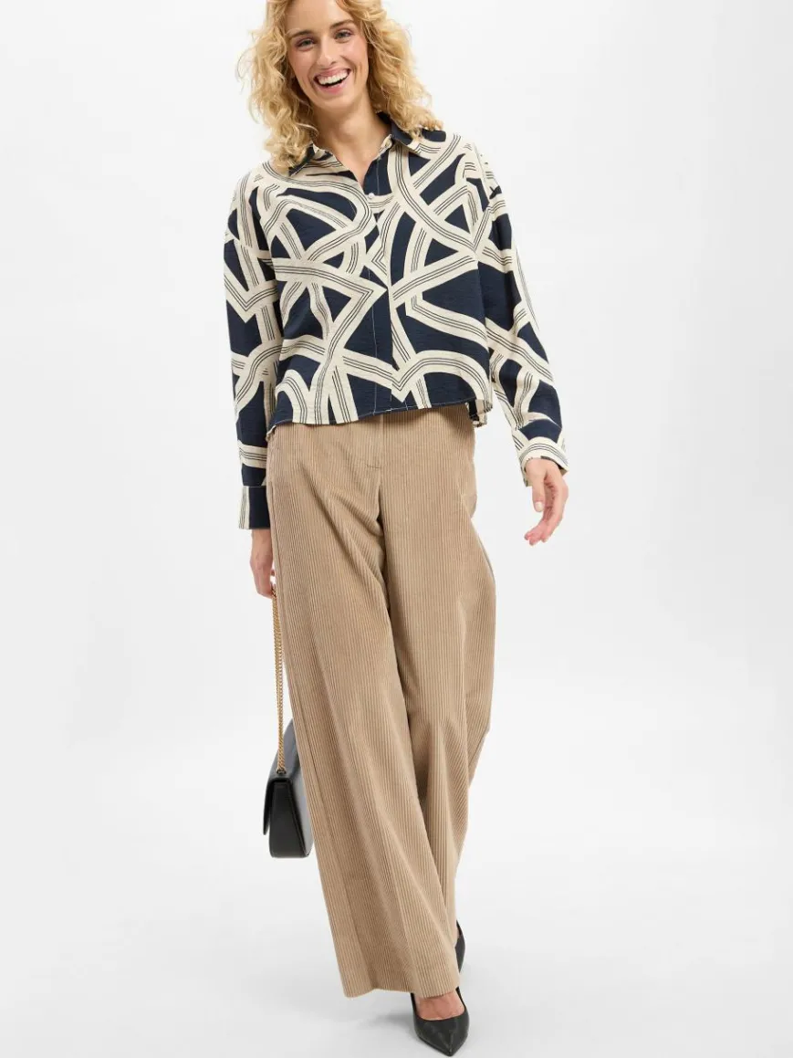 Weekend Max Mara Hosen*Damen Cordhose - Tania beige uni