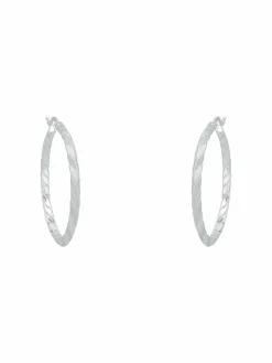 amor Schmuck*Damen Creolen silber uni