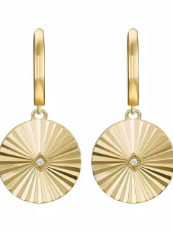 NOELANI Schmuck*Damen Creolen gold uni