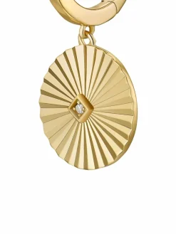 NOELANI Schmuck*Damen Creolen gold uni