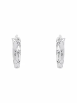 amor Schmuck*Damen Creolen silber uni