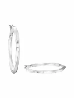 amor Schmuck*Damen Creolen silber uni