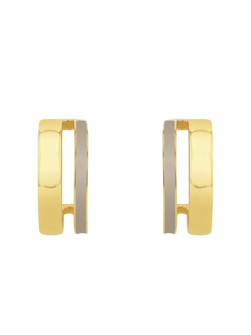 s.Oliver Schmuck*Damen Creolen beige uni