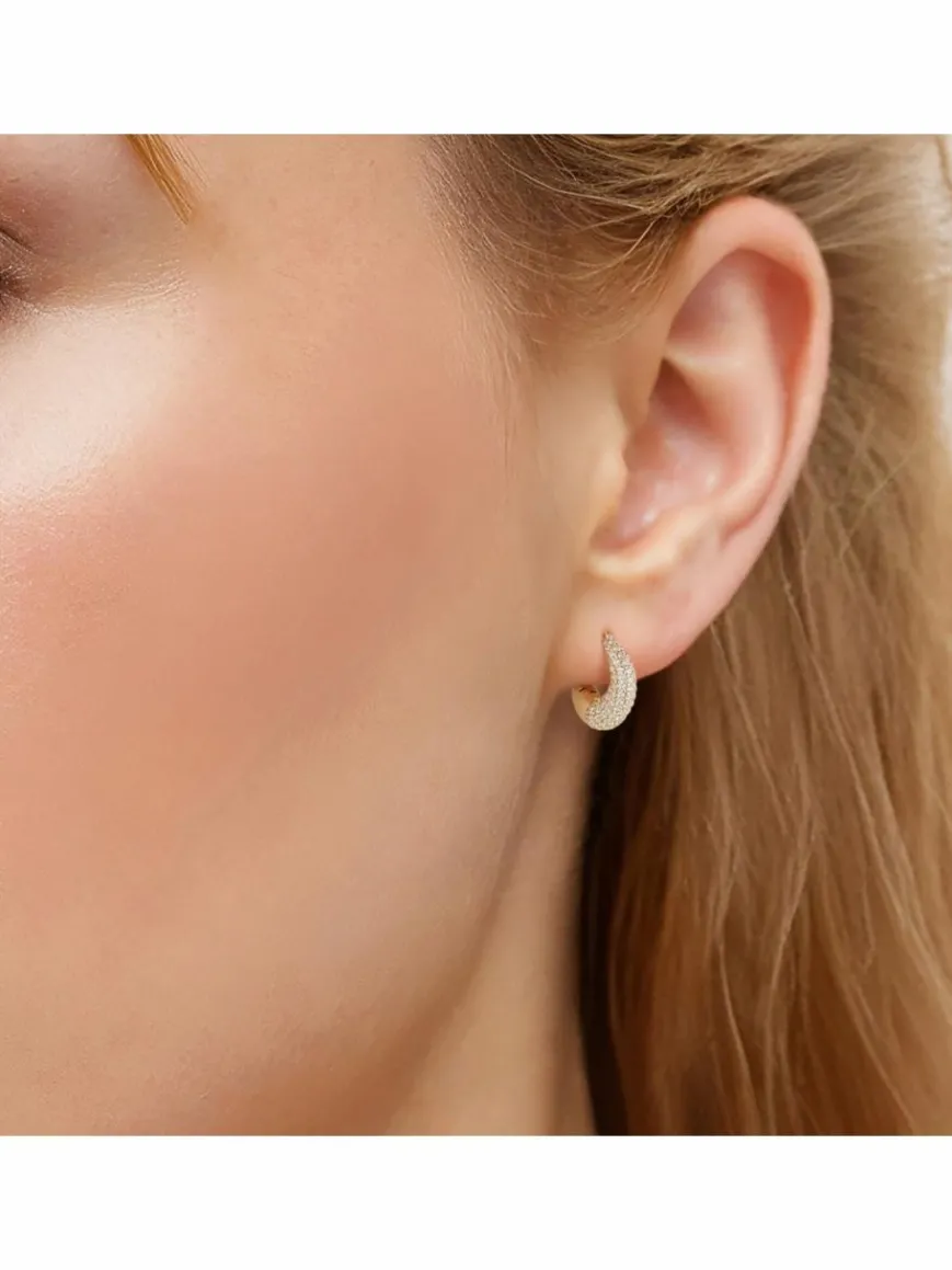 Glanzstücke München Schmuck*Damen Creolen - gold uni