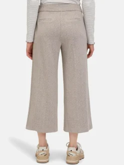 Cartoon Hosen*Damen Culotte schwarz mehrfarbig uni