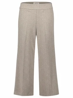 Cartoon Hosen*Damen Culotte schwarz mehrfarbig uni