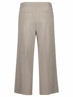 Cartoon Hosen*Damen Culotte schwarz mehrfarbig uni