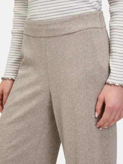 Cartoon Hosen*Damen Culotte schwarz mehrfarbig uni