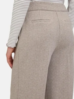 Cartoon Hosen*Damen Culotte schwarz mehrfarbig uni