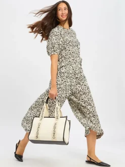 Msch Copenhagen Hosen*Damen Culotte - MSCHJusia sand mehrfarbig gemustert