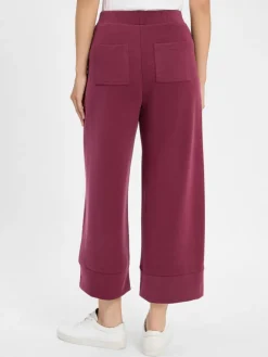 Rich & Royal Hosen*Damen Culotte - Peach aubergine uni