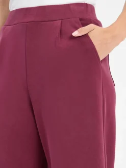 Rich & Royal Hosen*Damen Culotte - Peach aubergine uni